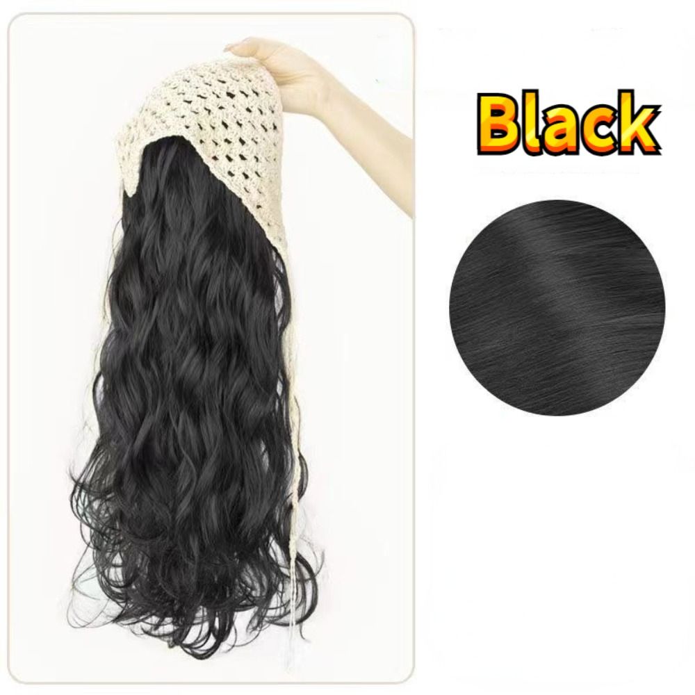 Headband Summer Knit - شعر مستعار نسائي مجعد بطول 65