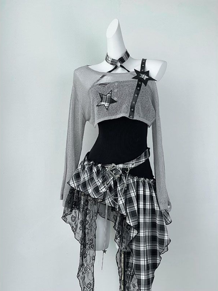 Cover Up Kaftan - 2000s Y2K فتاة حار تصميم غير
