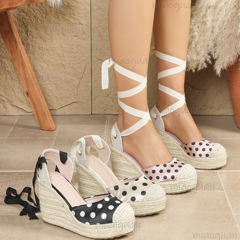 صنادل نسائية جديدة لربيع وصيف  - مراجعة Wedge Espadrille Women وسعره