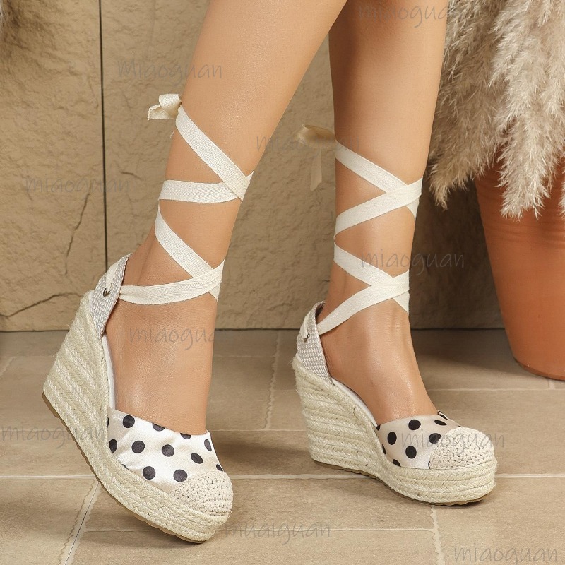 صنادل نسائية جديدة لربيع وصيف  - مراجعة Wedge Espadrille Women وسعره