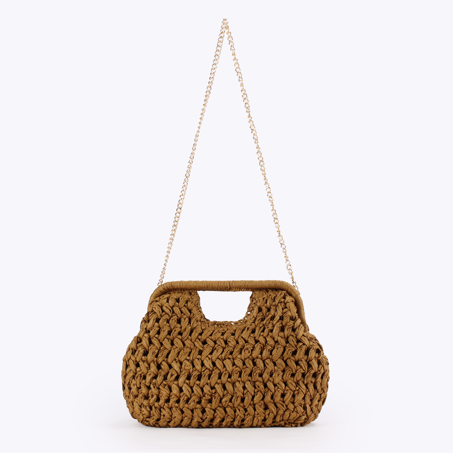 حقيبة يد أنيقة للسيدات مصنوعة  - مراجعة Crochet Bag Raffia وسعره