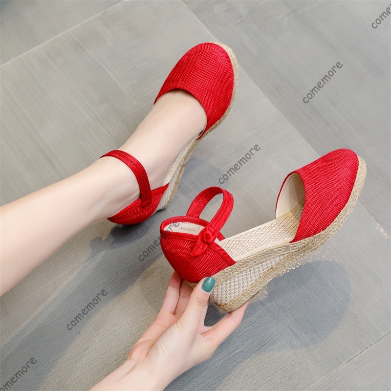 Comemore الصنادل أحذية عالية ا - مراجعة Wedge Espadrille Women وسعره