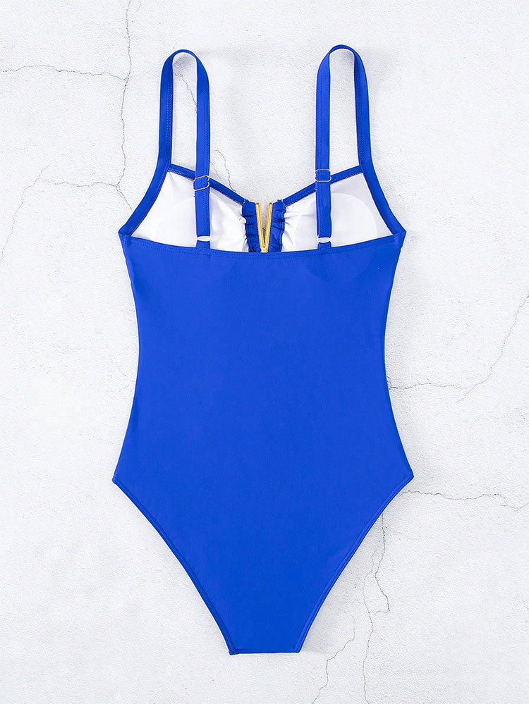 سيكيني-عادي مكشكش V سلك ملابس  - مراجعة Swimsuit Bikini Ruched وسعره