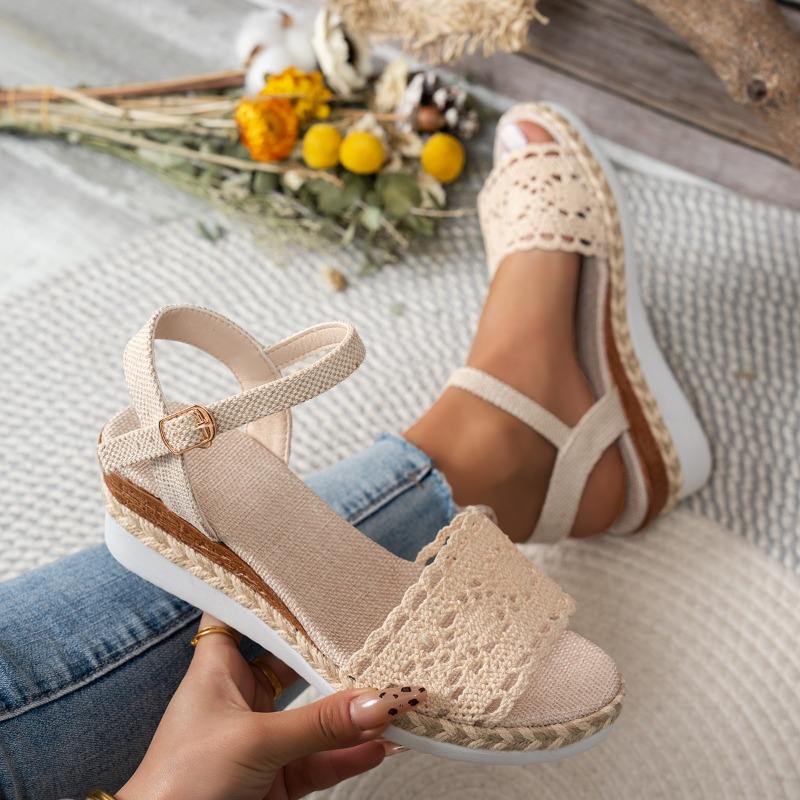 صنادل نسائية بكعب ويدج من الدا - مراجعة Wedge Espadrille Women وسعره