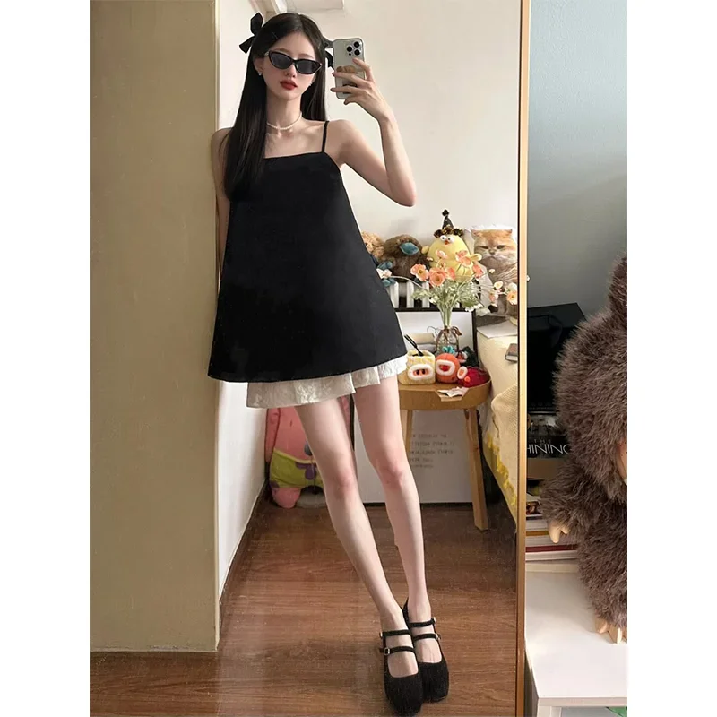 تباين الألوان شيك فتاة 2 قطعة  - مراجعة Crop Top Crochet وسعره