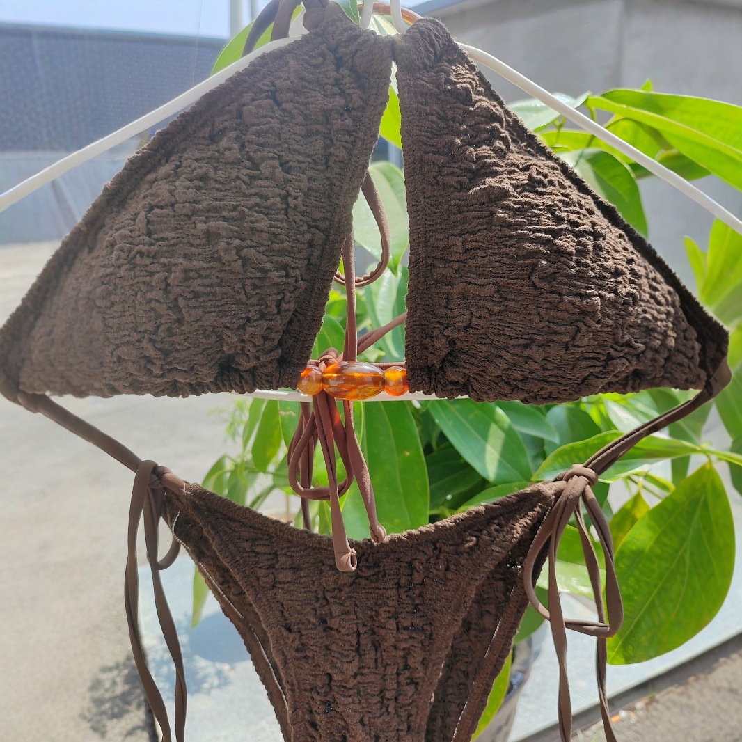 ملابس سباحة نسائية مثيرة بتصمي - مراجعة Swimsuit Bikini Ruched وسعره