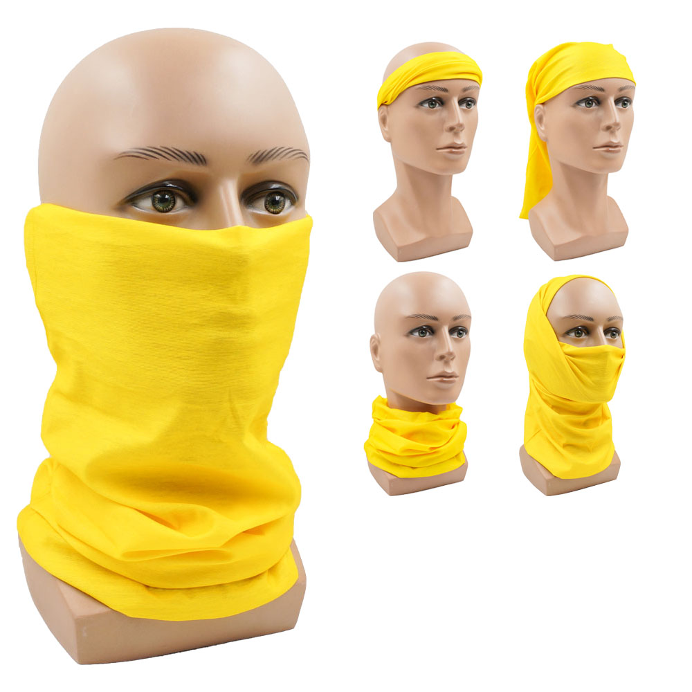 أصفر متعدد الوظائف ركوب الدراج - مراجعة Headband Summer Knit وسعره