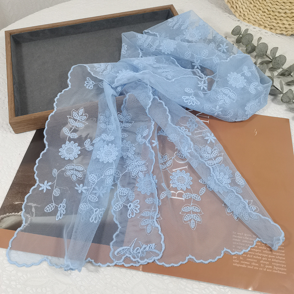 الدانتيل عباد الشمس وشاح حريري - مراجعة Headband Summer Knit وسعره